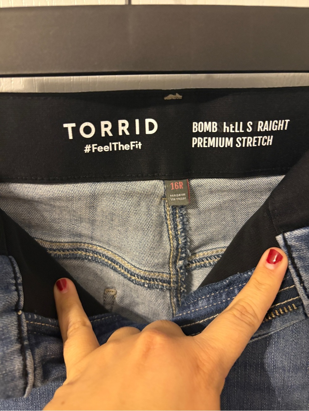 Torrid Bombshell Straight Jean - Picture 3 of 5